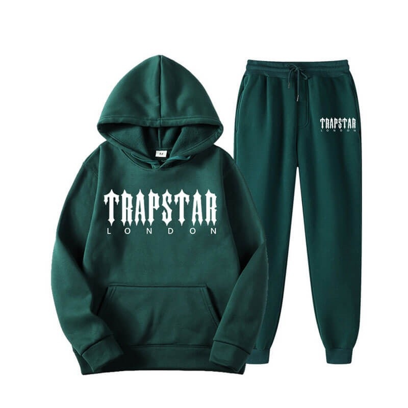 Chándal Trapstar Fleece London Shining Hombre Verde España | LG85-556