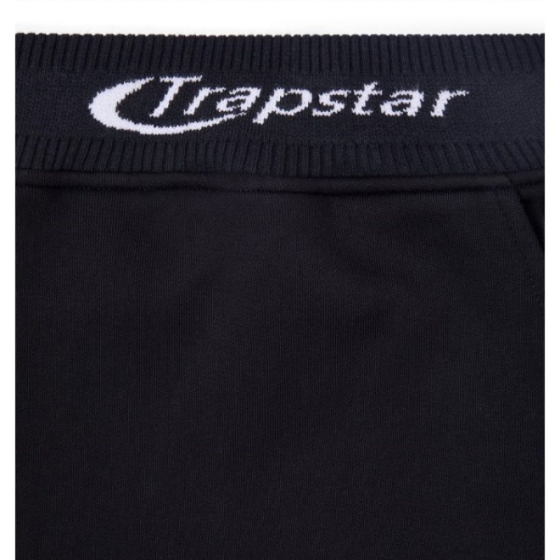 Chándal Trapstar Hyperdrive Rib Hoodie Shorts Set Hombre Negras España | QP28-467