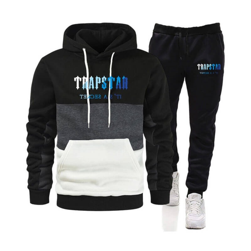 Chándal Trapstar Merch It\'s a Secret Printed Logo Hombre Negras España | YJ91-617