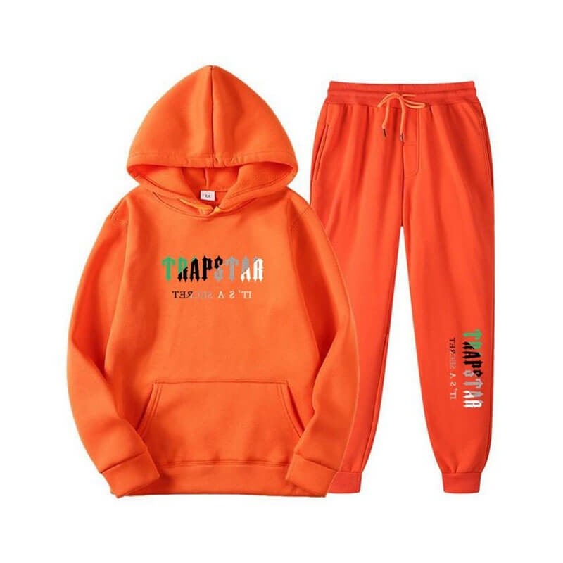 Chándal Trapstar Printed Autumn Invierno Warm Sportswear Hombre Naranjas España | VS42-267