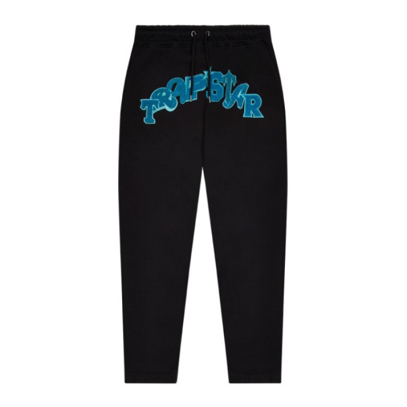 Chándal Trapstar Wildcard Jogging Bottoms Hombre Negras Turquesa España | EF14-095