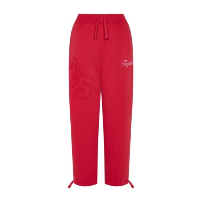 Pantalon Jogger Trapstar TS-Star Drawcord Hem Mujer Rojas España | ZI84-231