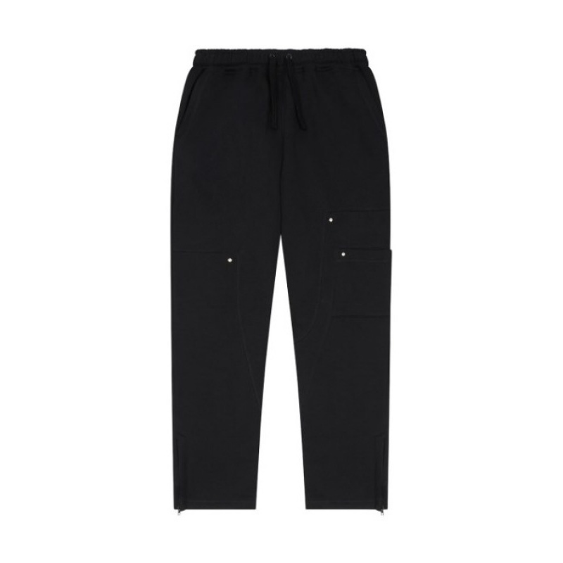 Pantalon Trapstar Hyperdrive Reinforced Rivet Joggers Hombre Negras España | ZW19-294