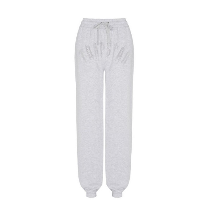 Pantalon Trapstar Irongate Stud Loose Fit Jogging Bottoms Mujer Gris España | TG09-231