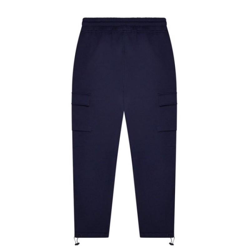 Pantalon Trapstar Irongate T Trap Fleece Bottoms Hombre Azul Marino España | ZX87-348