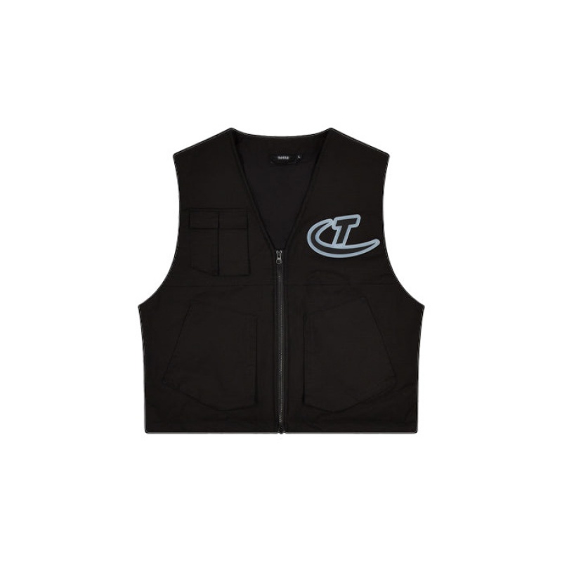 Ropa De Abrigo Trapstar Hyperdrive Pocket Vest Hombre Negras España | RA63-271