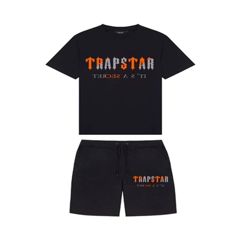 Short Trapstar Chenille Decoded Set Hombre Negras España | FG42-884