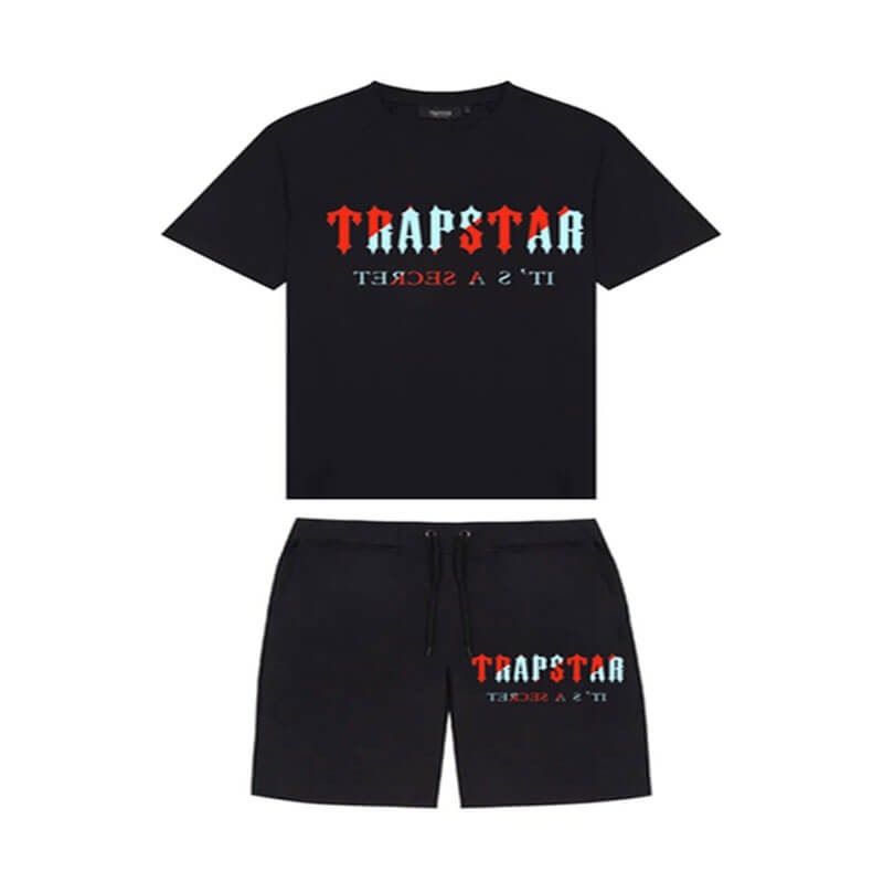 Short Trapstar Chenille Decoded Set Hombre Negras España | PG32-809