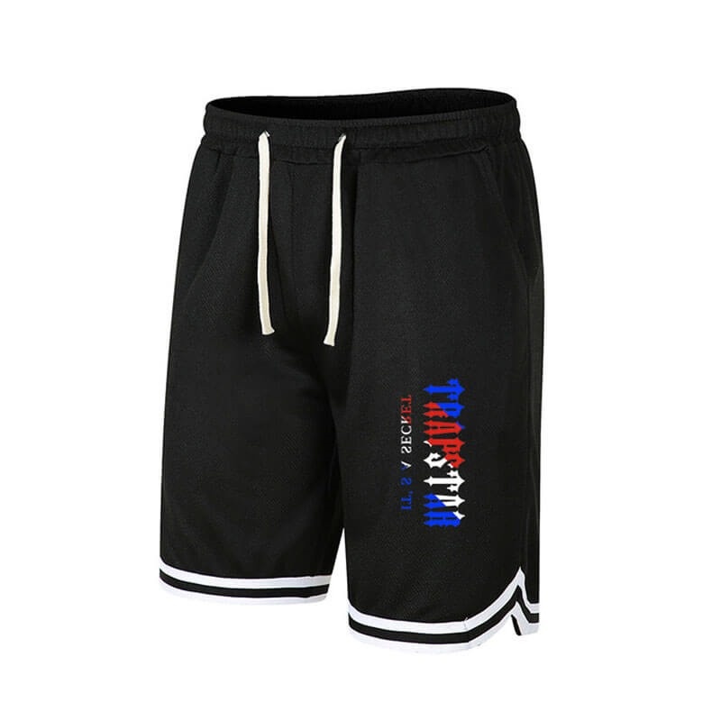 Short Trapstar It\'s a Secret Printed Logo Hombre Negras España | LX69-730