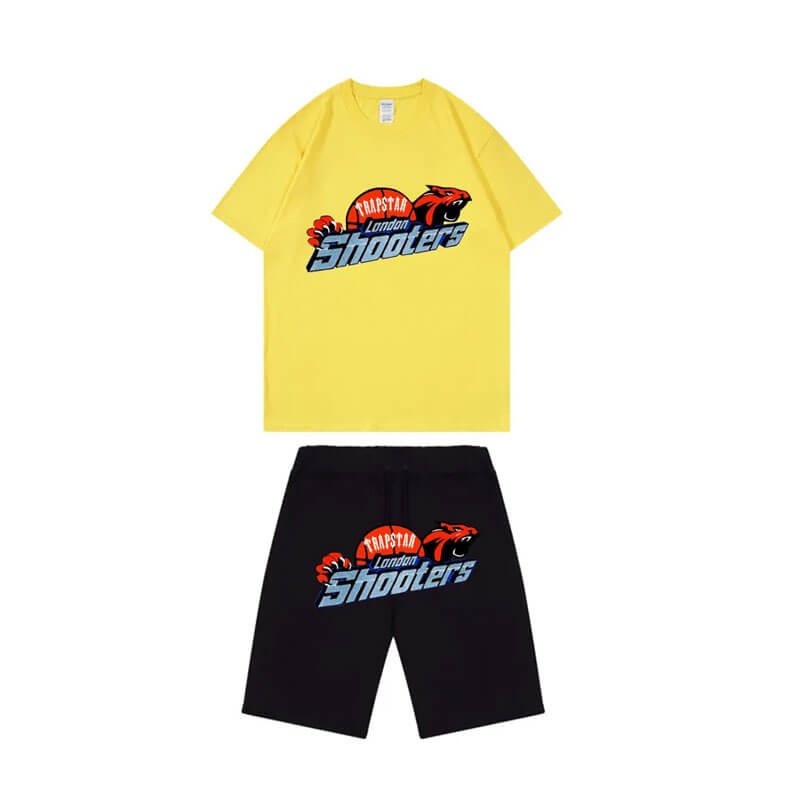 Short Trapstar London Shooter Sets Hombre Amarillo España | CG36-664