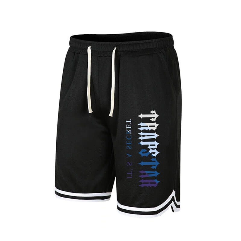 Short Trapstar Merch It\'s a Secret Hombre Negras España | JA24-391