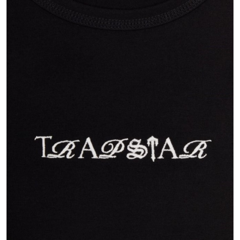 Short Trapstar Script Boxer Mujer Negras Blancas España | TF76-721