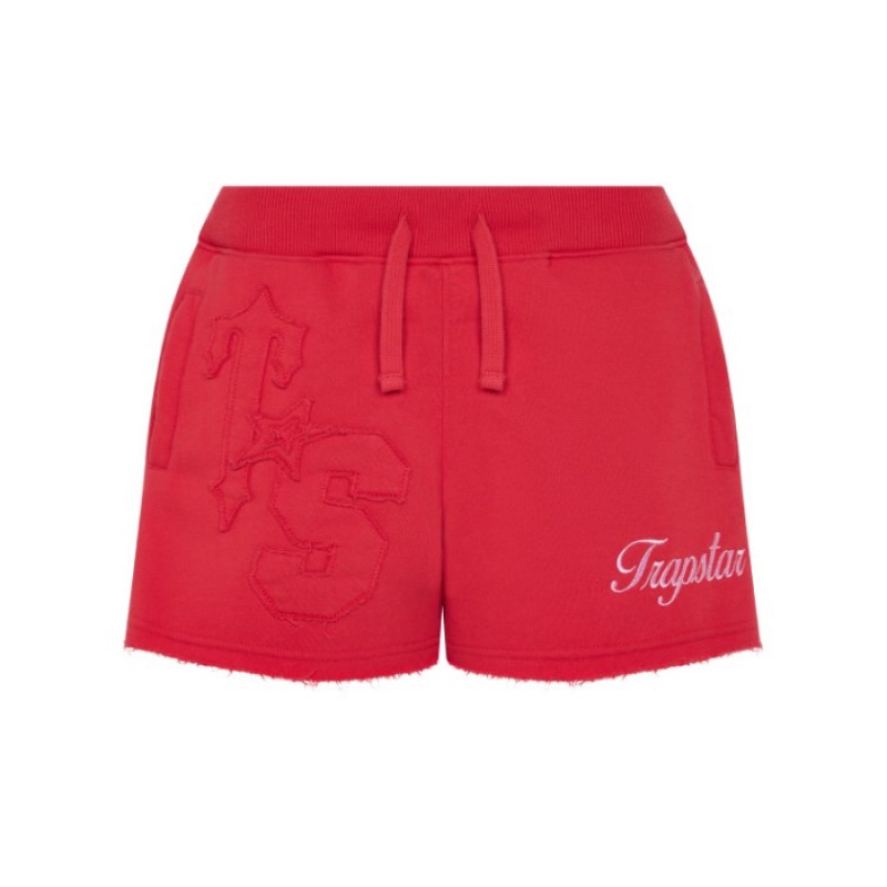 Short Trapstar TS-Star Mujer Rojas España | TM08-729