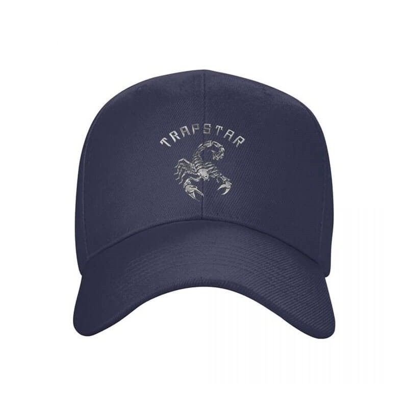 Sombreros Trapstar Baseball black Cap Hombre Azules España | TB19-581