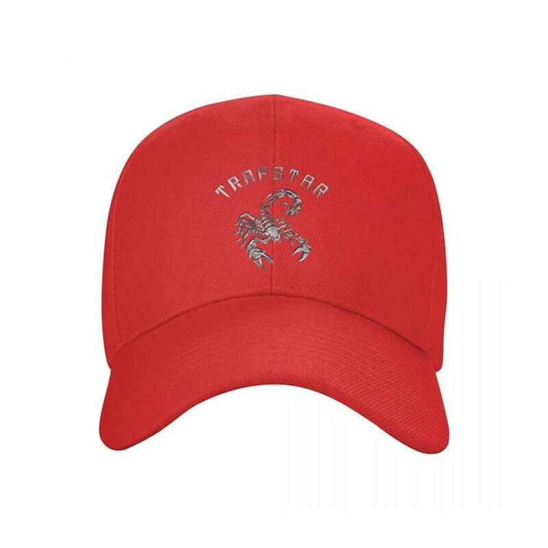 Sombreros Trapstar Baseball black Cap Hombre Rojas España | HL52-834