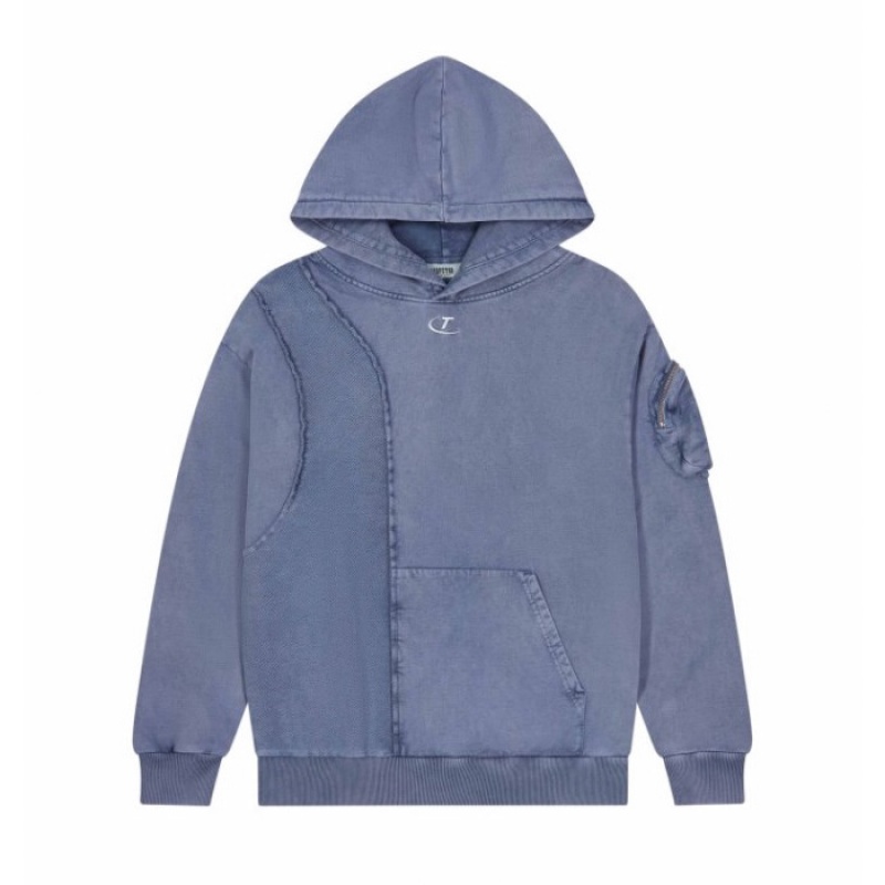 Sudadera con Capucha Trapstar Construct Hombre Azules España | NK87-769