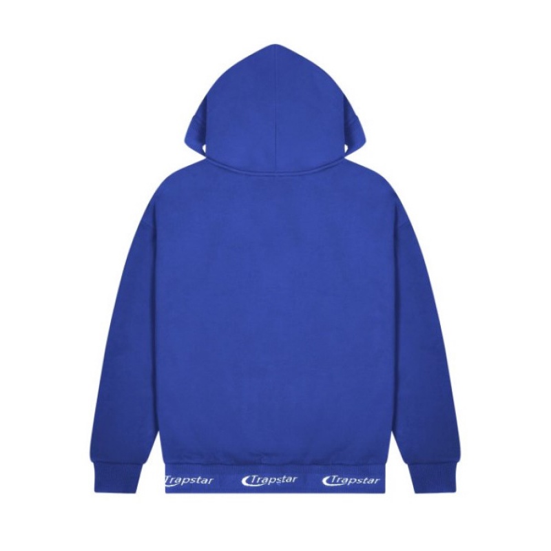 Sudadera con Capucha Trapstar Hyperdrive Rib Hombre Azules España | KR45-975