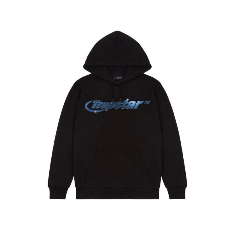 Sudadera con Capucha Trapstar Hyperdrive High Density Hombre Negras España | OA87-014