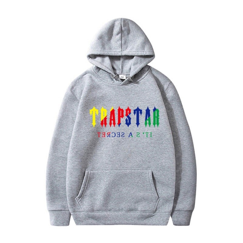 Sudadera con Capucha Trapstar It’s A Secret Hombre Gris España | AY34-897