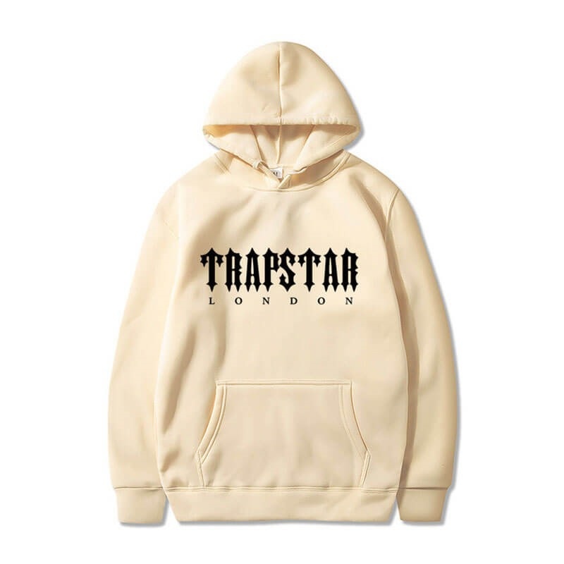 Sudadera con Capucha Trapstar London City Hombre Creme España | TJ08-601