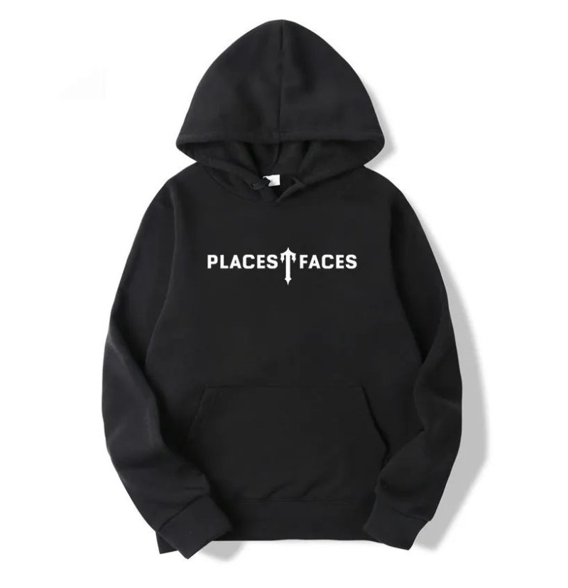 Sudadera con Capucha Trapstar Places Tee Faces Hombre Negras España | OD69-513