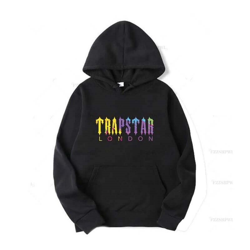 Sudadera con Capucha Trapstar Streetwear London Galaxy Hombre Negras España | TU90-011