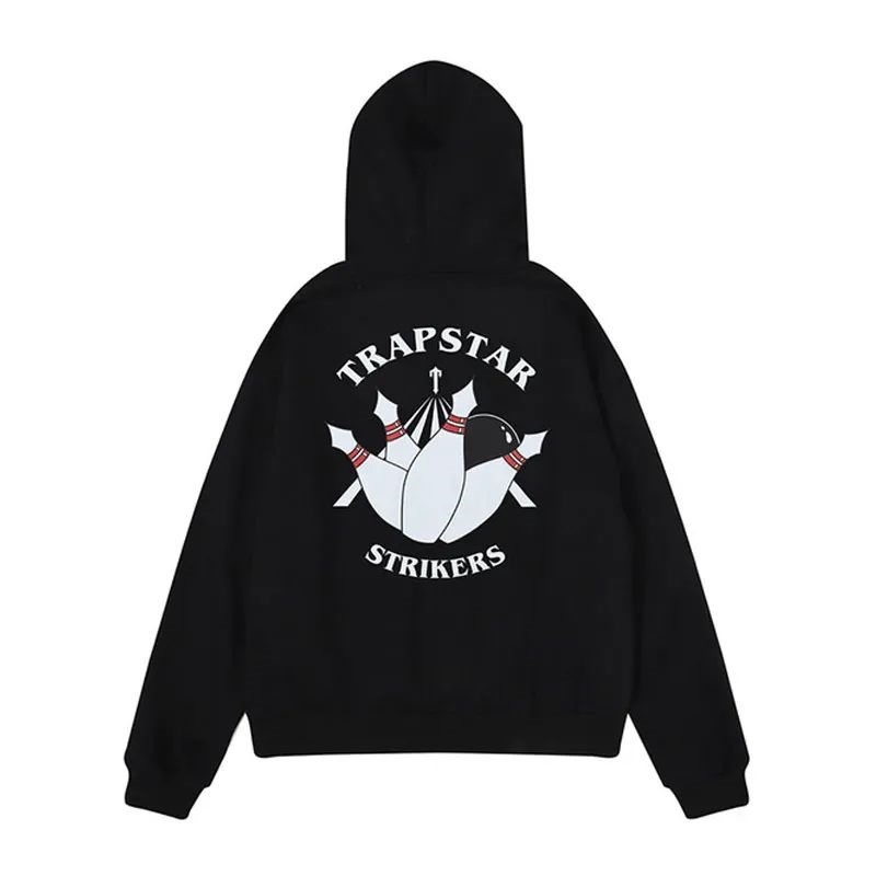 Sudadera con Capucha Trapstar Streetwear Strikers Hombre Negras España | BW10-145