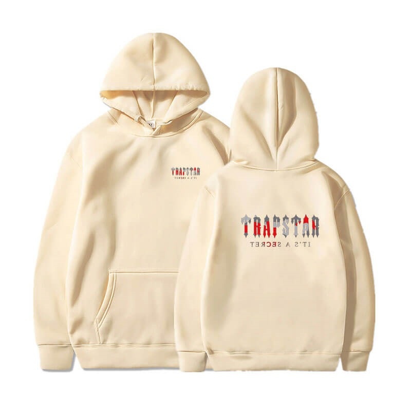 Sudadera con Capucha Trapstar Wild West Its a Secret Hombre Creme España | EF92-696