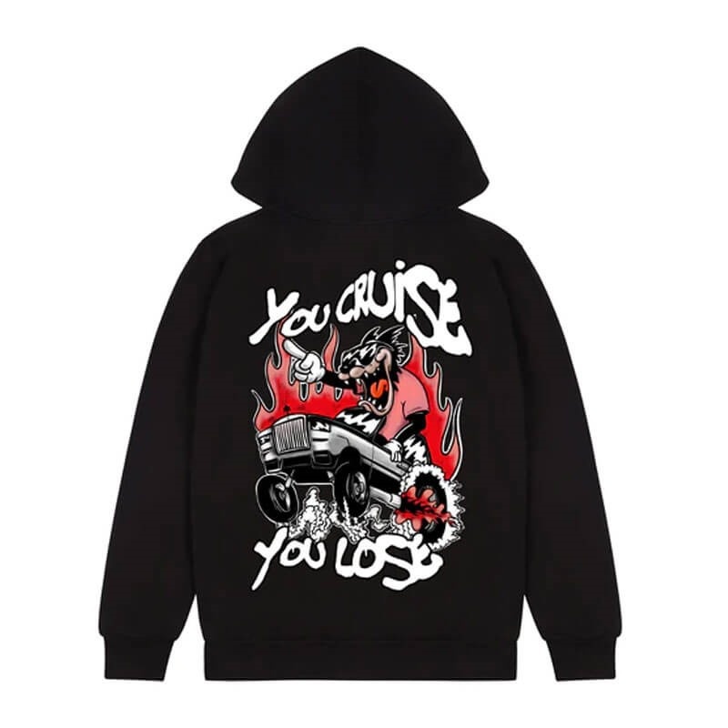 Sudadera con Capucha Trapstar You Cruise You Lose Paint Splatter Hombre Negras España | KS57-707