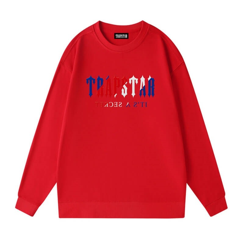 Sudaderas Trapstar Crewneck It’s A Secret Galaxy Hombre Rojas España | ZX78-243