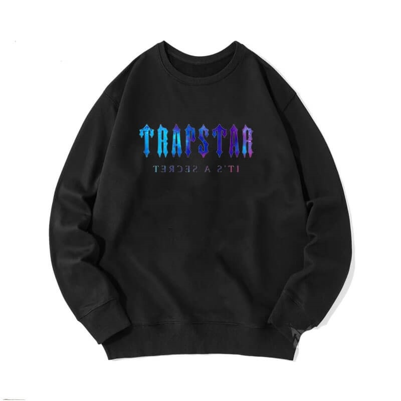 Sudaderas Trapstar Crewneck It\'s a Secret Hombre Negras España | UO21-458