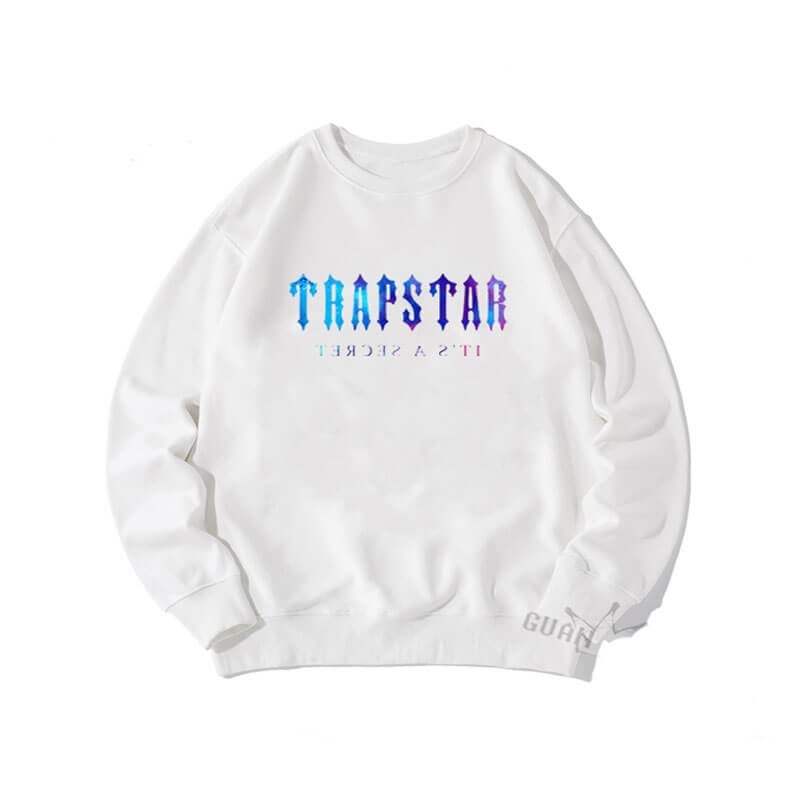 Sudaderas Trapstar Crewneck It\'s a Secret Hombre Blancas España | VN66-771