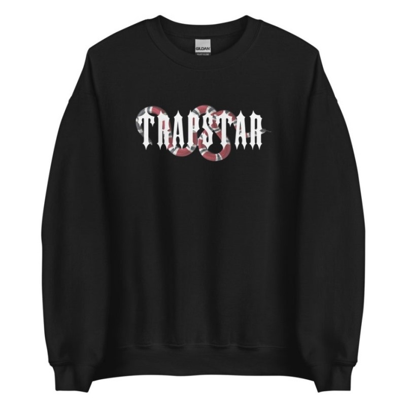 Sudaderas Trapstar Snake Hombre Serpent Negras España | GL45-174