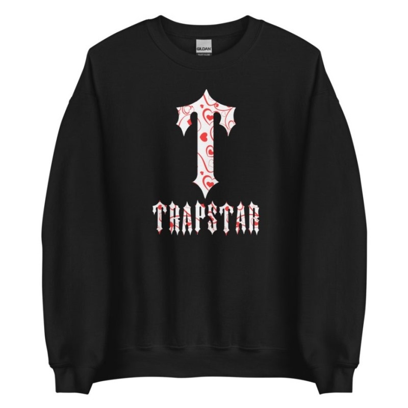 Sudaderas Trapstar T-For Hombre Negras España | JT25-568