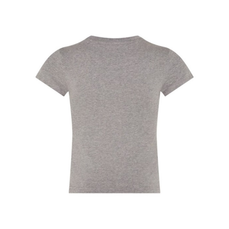 Top Trapstar TS-Star Applique Baby Tee Mujer Gris España | XF51-143